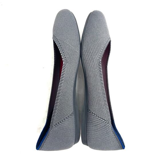 Rothy’s Gray Round Toe Flats Shoes Size 8.5 - Picture 6 of 8